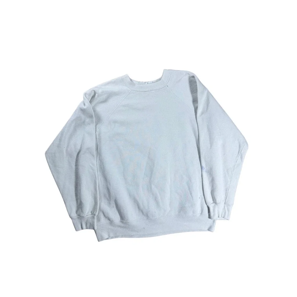 Vintage Artex Snoopy Rochester Sweatshirt Mens Large White Raglan Peanuts 1970s